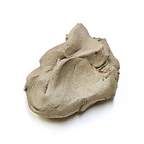 Stoneware clay used at Dartmoor Makers pottery studio in Devon